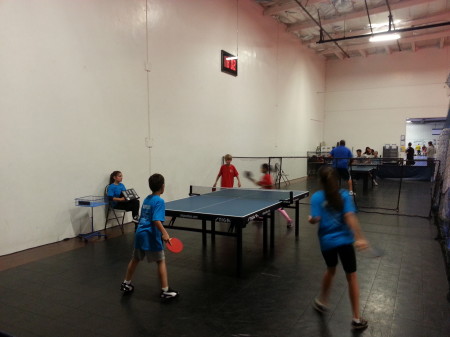 Doubles action: Lana & Rene vs Sarayu & Jack