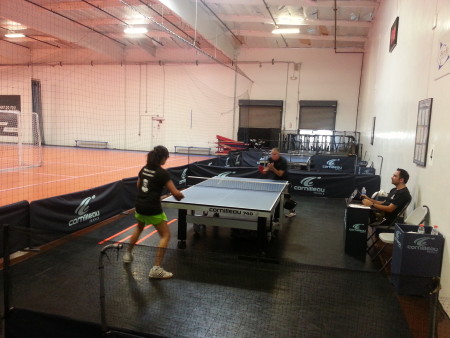 Francheska (Ping Pong Pirates) vs Paul (South Bay Eagles)