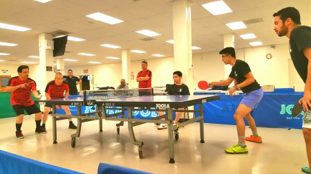 Luis Rodriguez, Patrick Tham (ENERGIZERS) vs Ronald Villar, Megbil Almejaibel (PING PONG PIRATES)