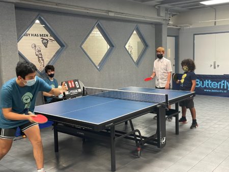 Andy and Jack vs. Christopher and Laetitia