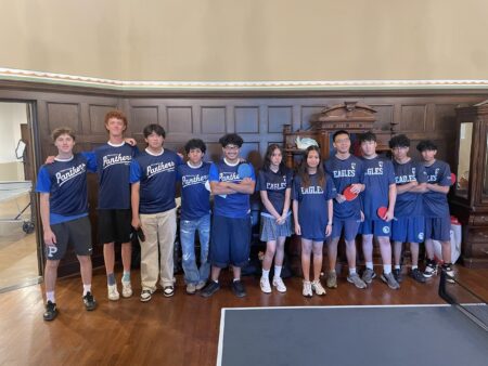Pilgrim Panthers (Felix, Charlie, Ethan, Sammy, Danilo) & Varsity Eagles (Isabel, Anna, Li, Eugene Manny, Adrian)